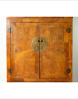Chinese Vintage Elm Compound Two-Part Wedding Wardrobe with Doors and Drawers-5. Asian & Chinese Furniture, Art, Antiques, Vintage Home Décor for sale at FEA Home