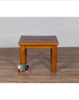Chinese Vintage Natural Wood Side Table with Square Legs and Contemporary Design-4. Asian & Chinese Furniture, Art, Antiques, Vintage Home Décor for sale at FEA Home