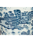 Chinese Vintage Porcelain Cache-Pot Planter with Blue and White Landscape-14. Asian & Chinese Furniture, Art, Antiques, Vintage Home Décor for sale at FEA Home