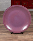 Vintage Purple Ceramic Charger Plate, Two Available-5. Asian & Chinese Furniture, Art, Antiques, Vintage Home Décor for sale at FEA Home