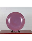 Vintage Purple Ceramic Charger Plate, Two Available-2. Asian & Chinese Furniture, Art, Antiques, Vintage Home Décor for sale at FEA Home