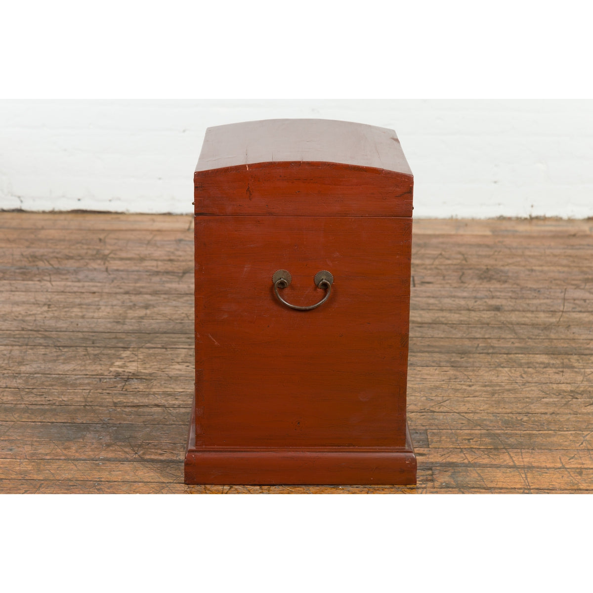 Chinese Vintage Red Lacquer Wedding Chest with Gilded Calligraphy and Drawer-18. Asian & Chinese Furniture, Art, Antiques, Vintage Home Décor for sale at FEA Home