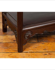 Chinese Vintage Rosewood Low Side Table with Two Drawers and Shelf-11. Asian & Chinese Furniture, Art, Antiques, Vintage Home Décor for sale at FEA Home
