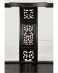 Chinese Wedding Chair with Curvy Pierced Splat, Serpentine Arms and Dark Patina-7. Asian & Chinese Furniture, Art, Antiques, Vintage Home Décor for sale at FEA Home