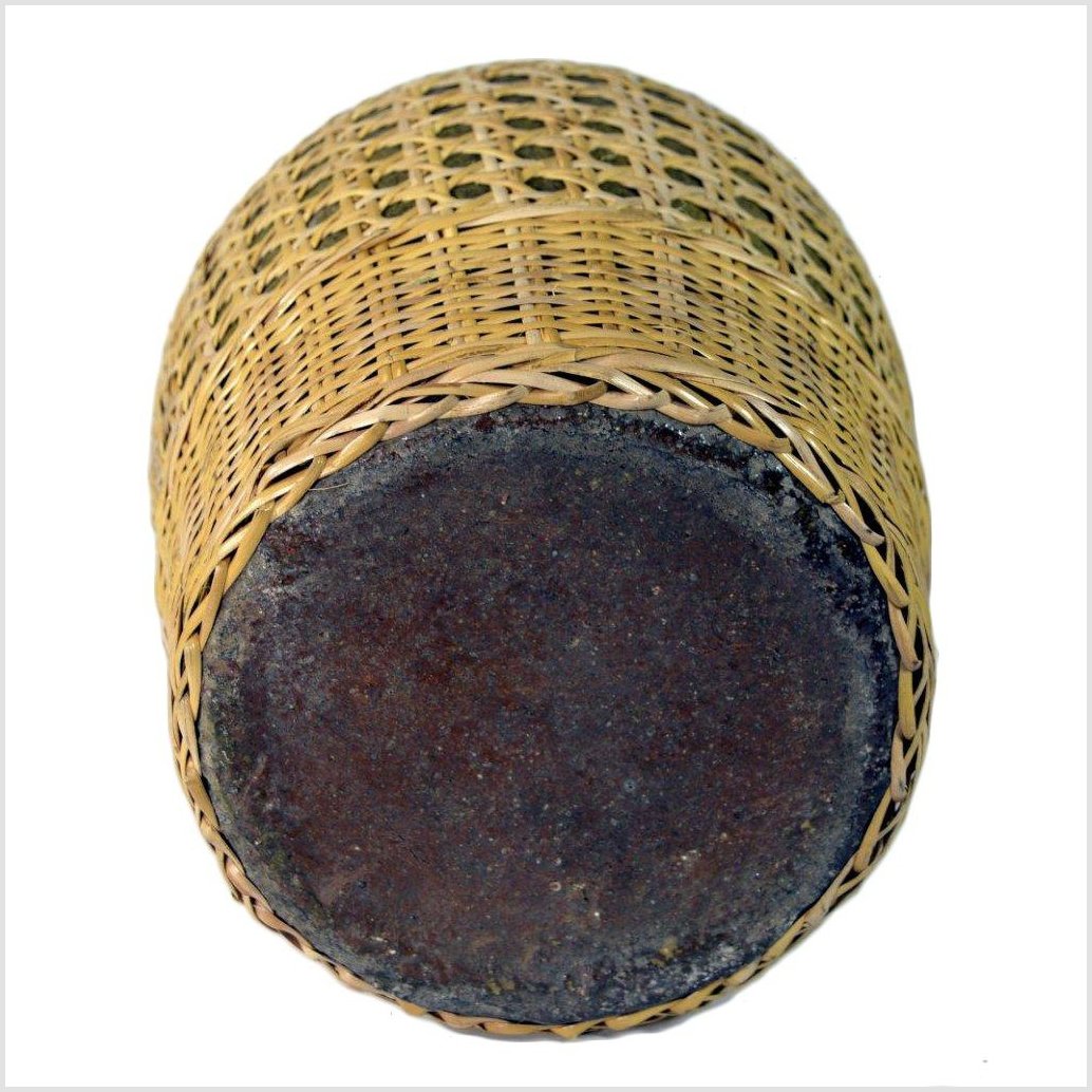 Chinese Wicker Covered Demijohn-6. Asian & Chinese Furniture, Art, Antiques, Vintage Home Décor for sale at FEA Home