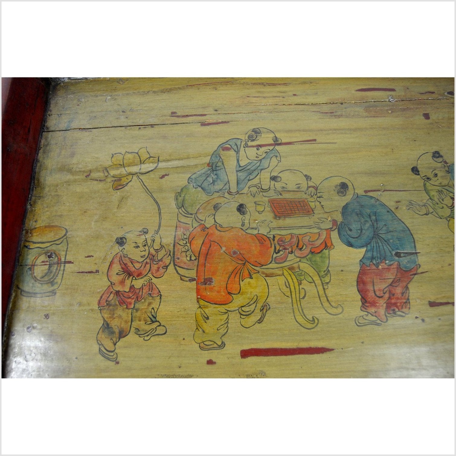 Chinese Wooden Tray-3. Asian & Chinese Furniture, Art, Antiques, Vintage Home Décor for sale at FEA Home