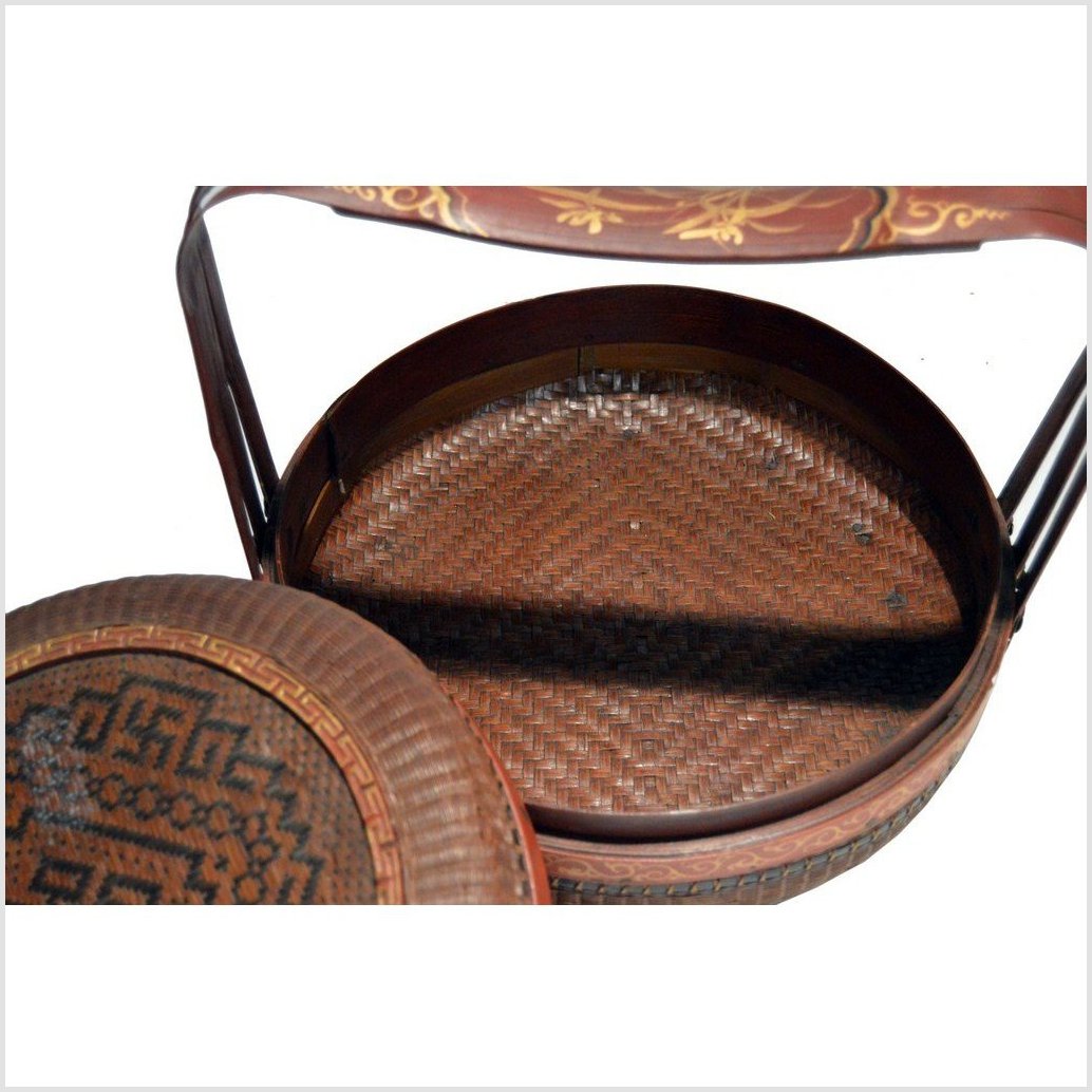 Chinese Woven Basket-8. Asian & Chinese Furniture, Art, Antiques, Vintage Home Décor for sale at FEA Home