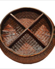 Chinese Woven Basket-1. Asian & Chinese Furniture, Art, Antiques, Vintage Home Décor for sale at FEA Home