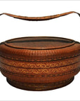 Chinese Woven Basket-2. Asian & Chinese Furniture, Art, Antiques, Vintage Home Décor for sale at FEA Home