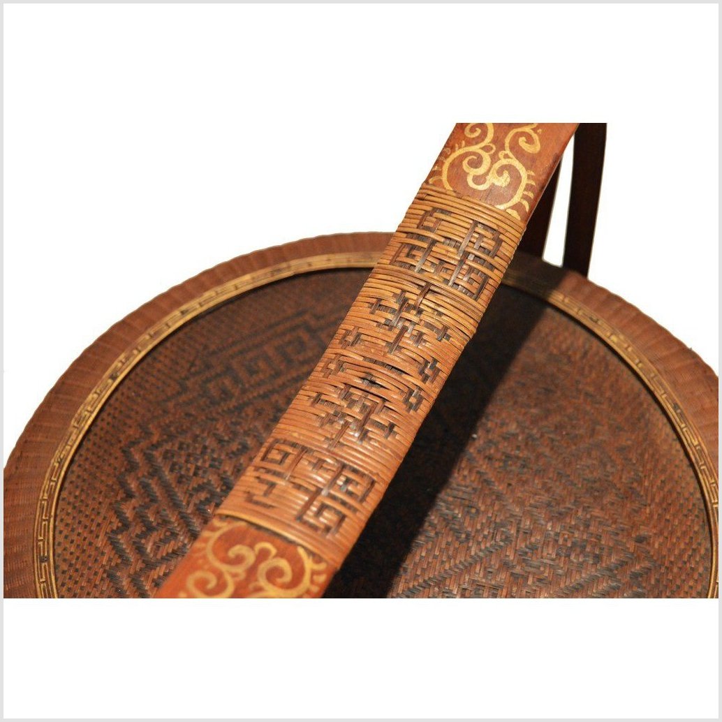 Chinese Woven Basket-3. Asian & Chinese Furniture, Art, Antiques, Vintage Home Décor for sale at FEA Home