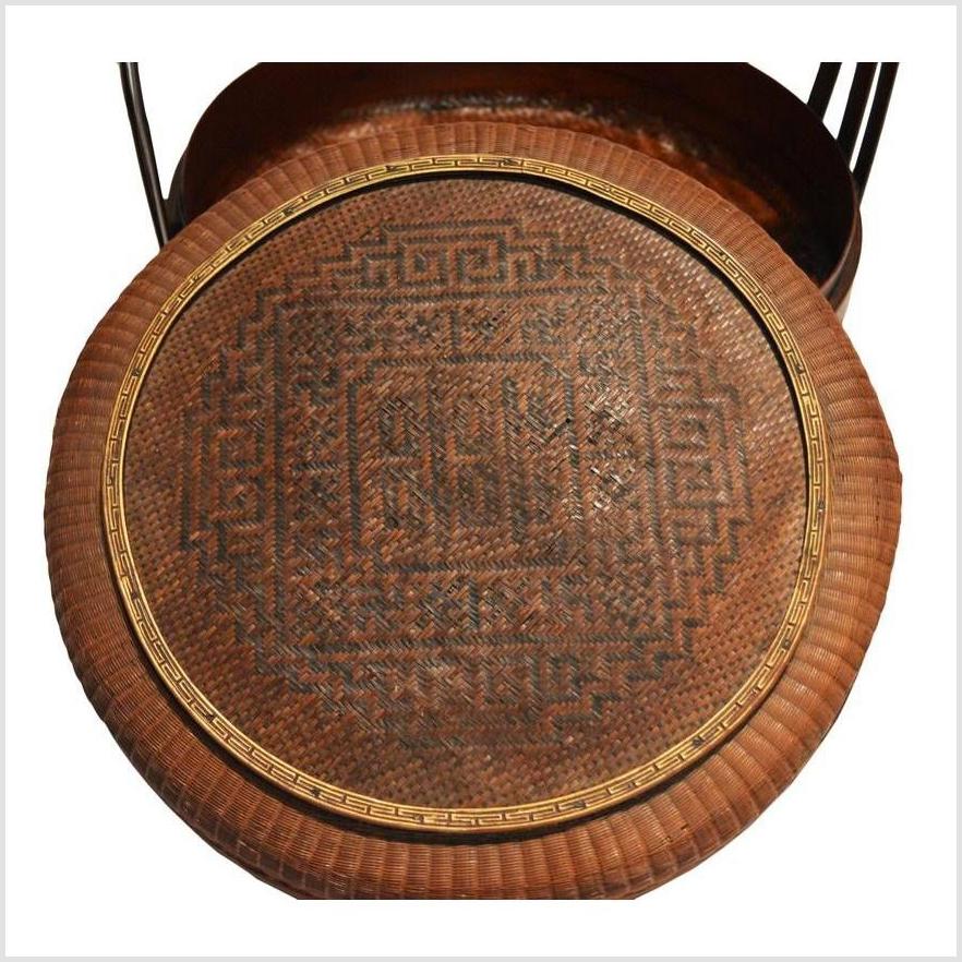 Chinese Woven Basket-5. Asian & Chinese Furniture, Art, Antiques, Vintage Home Décor for sale at FEA Home