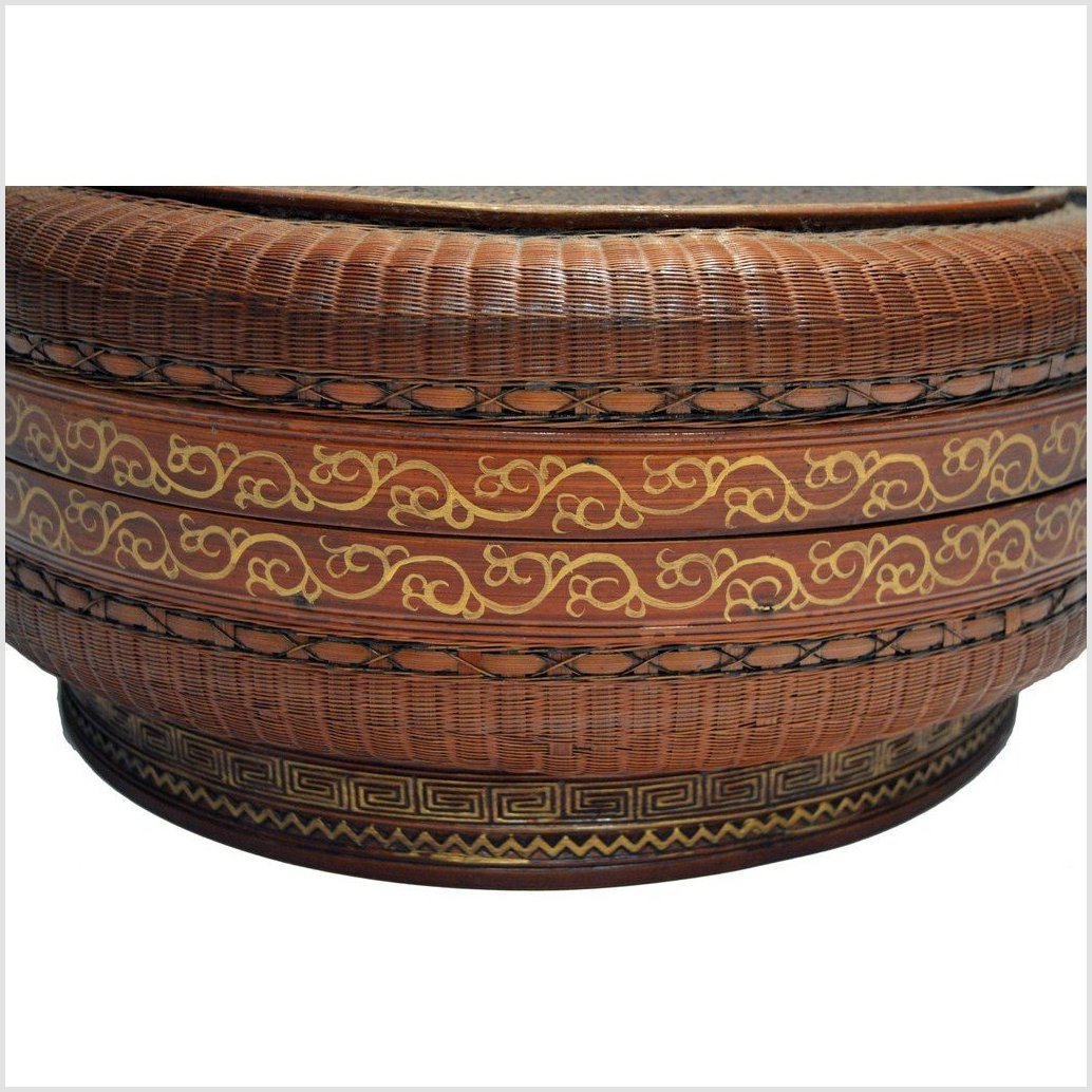 Chinese Woven Basket-7. Asian & Chinese Furniture, Art, Antiques, Vintage Home Décor for sale at FEA Home