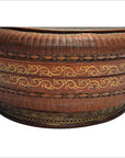 Chinese Woven Basket-7. Asian & Chinese Furniture, Art, Antiques, Vintage Home Décor for sale at FEA Home