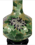 Cloisonne Green Vase-3. Asian & Chinese Furniture, Art, Antiques, Vintage Home Décor for sale at FEA Home