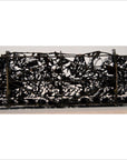 Copper Batik ink block with hand-designed tangled wire pattern, cylindrical shape, side view.