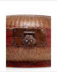 Covered Woven Basket-2. Asian & Chinese Furniture, Art, Antiques, Vintage Home Décor for sale at FEA Home