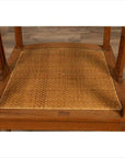Dutch Colonial Javanese Teak Armchair with Rattan and Triglyph Inspired Motifs-8. Asian & Chinese Furniture, Art, Antiques, Vintage Home Décor for sale at FEA Home