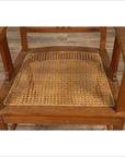 Dutch Colonial Javanese Teak Armchair with Rattan and Triglyph Inspired Motifs-9. Asian & Chinese Furniture, Art, Antiques, Vintage Home Décor for sale at FEA Home