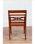 Early 20th Century Captain's Chair from Bali with Slatted Wood-13. Asian & Chinese Furniture, Art, Antiques, Vintage Home Décor for sale at FEA Home