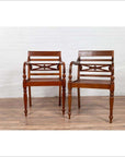 Early 20th Century Captain's Chair from Bali with Slatted Wood-15. Asian & Chinese Furniture, Art, Antiques, Vintage Home Décor for sale at FEA Home