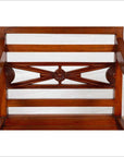Early 20th Century Captain's Chair from Bali with Slatted Wood-6. Asian & Chinese Furniture, Art, Antiques, Vintage Home Décor for sale at FEA Home