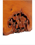 Early 20th Century Chinese Cabinet Made of Elm and Burl Wood with Carved Skirt-9. Asian & Chinese Furniture, Art, Antiques, Vintage Home Décor for sale at FEA Home