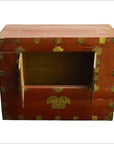 Early 20th Century Korean Chest with Double Doors and Traditional Brass-2. Asian & Chinese Furniture, Art, Antiques, Vintage Home Décor for sale at FEA Home