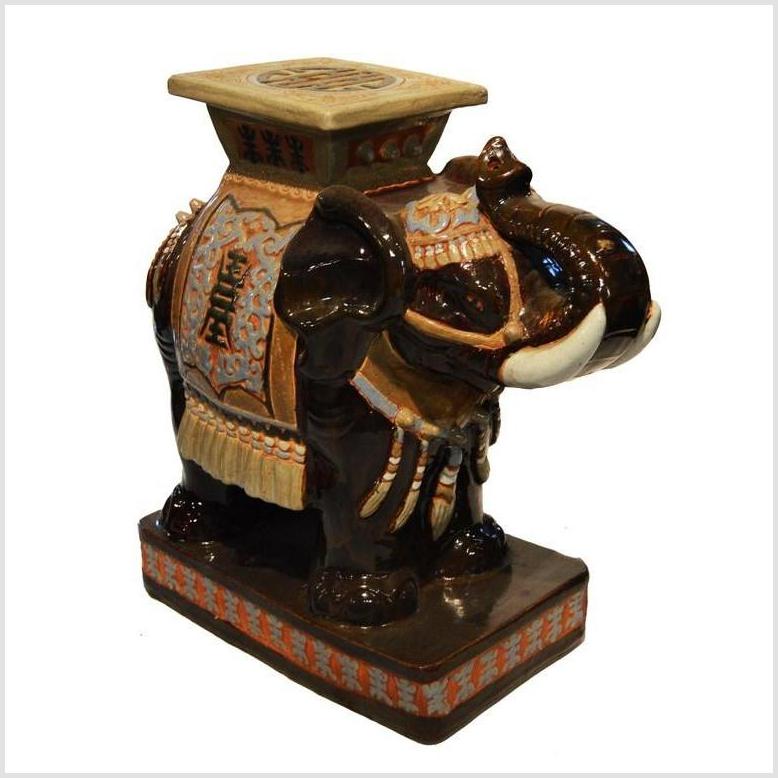 Elephant Chinese Garden Stool / Seat-10. Asian & Chinese Furniture, Art, Antiques, Vintage Home Décor for sale at FEA Home