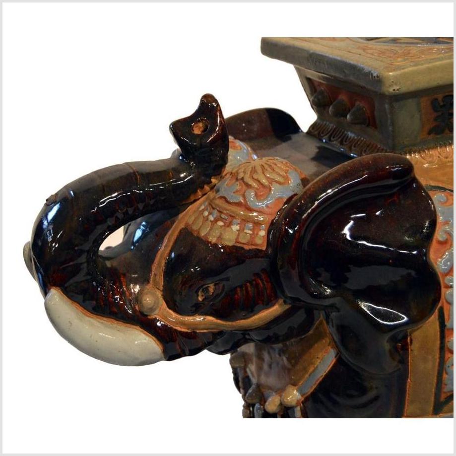 Elephant Chinese Garden Stool / Seat-8. Asian & Chinese Furniture, Art, Antiques, Vintage Home Décor for sale at FEA Home
