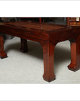 Antique Elm Wood Table-8. Asian & Chinese Furniture, Art, Antiques, Vintage Home Décor for sale at FEA Home