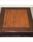 Elmwood Stool with Burl Inlay-4. Asian & Chinese Furniture, Art, Antiques, Vintage Home Décor for sale at FEA Home
