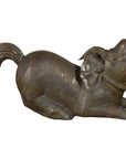 Celebes Island Hand-Tooled Temple Monster Sculpture with Swine Ears and Horn-1. Asian & Chinese Furniture, Art, Antiques, Vintage Home Décor for sale at FEA Home