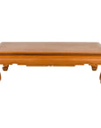 Vintage Thai Coffee Table with Waisted Top, Carved Apron and Cabriole Legs-1. Asian & Chinese Furniture, Art, Antiques, Vintage Home Décor for sale at FEA Home