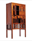 Fretwork And Carved Chinese Cabinet-3. Asian & Chinese Furniture, Art, Antiques, Vintage Home Décor for sale at FEA Home