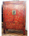 Gilt Decorated Red Lacquer Cabinet-1. Asian & Chinese Furniture, Art, Antiques, Vintage Home Décor for sale at FEA Home