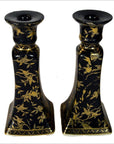 Gilt Ornate Porcelain Candle Holders-2. Asian & Chinese Furniture, Art, Antiques, Vintage Home Décor for sale at FEA Home