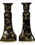 Gilt Ornate Porcelain Candle Holders-1. Asian & Chinese Furniture, Art, Antiques, Vintage Home Décor for sale at FEA Home