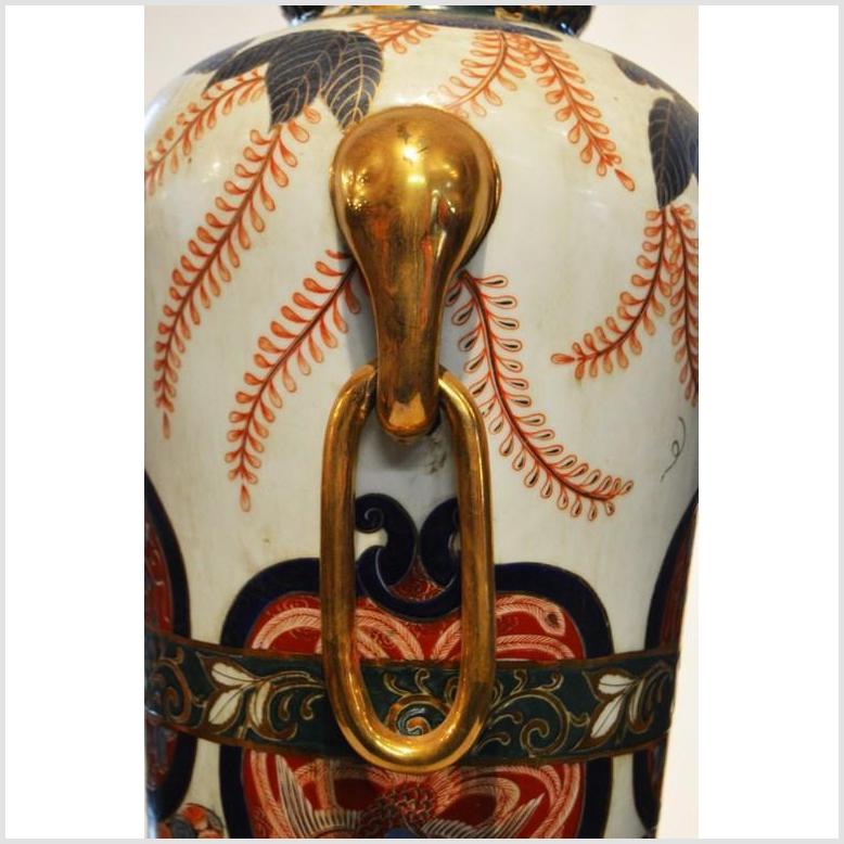 Gilt Ornate Tall Imari Altar Vase-3. Asian & Chinese Furniture, Art, Antiques, Vintage Home Décor for sale at FEA Home