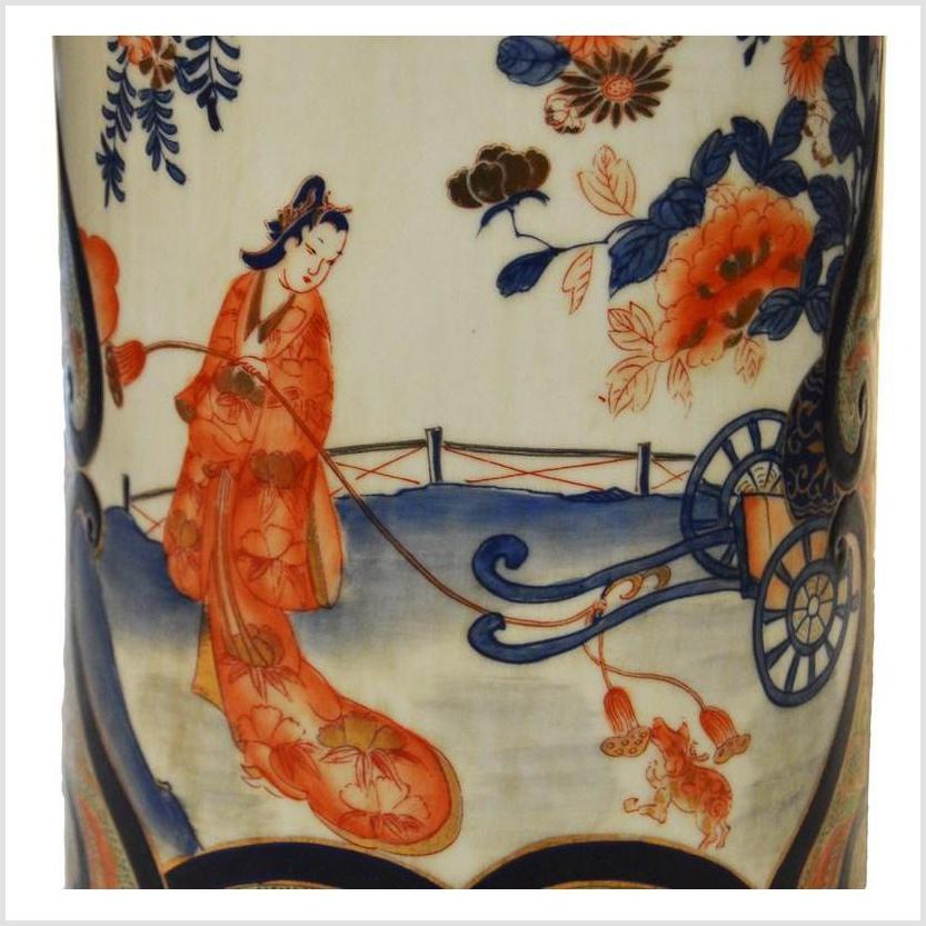 Gilt Ornate Tall Imari Altar Vase-6. Asian & Chinese Furniture, Art, Antiques, Vintage Home Décor for sale at FEA Home