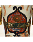Gilt Ornate Tall Imari Altar Vase-7. Asian & Chinese Furniture, Art, Antiques, Vintage Home Décor for sale at FEA Home