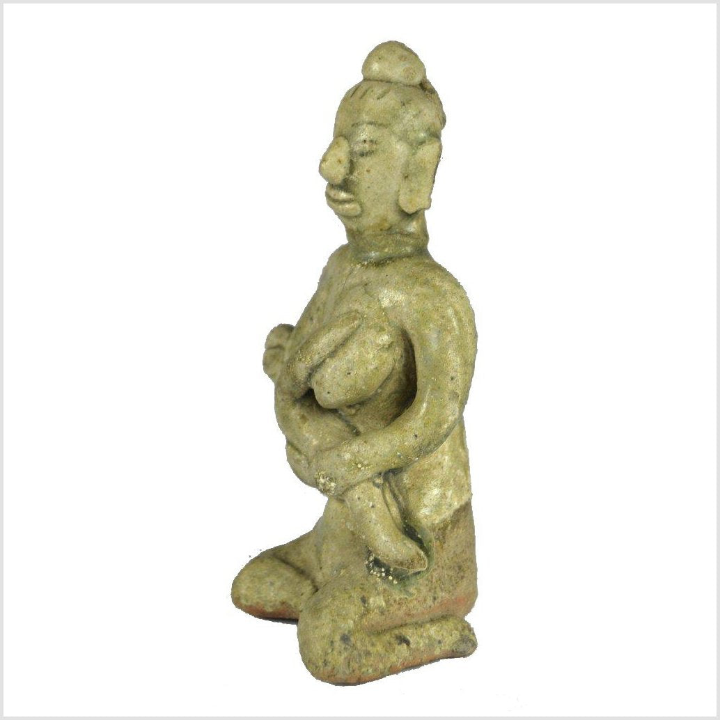 Glazed Terracotta Miniature Fertility Doll-1. Asian & Chinese Furniture, Art, Antiques, Vintage Home Décor for sale at FEA Home