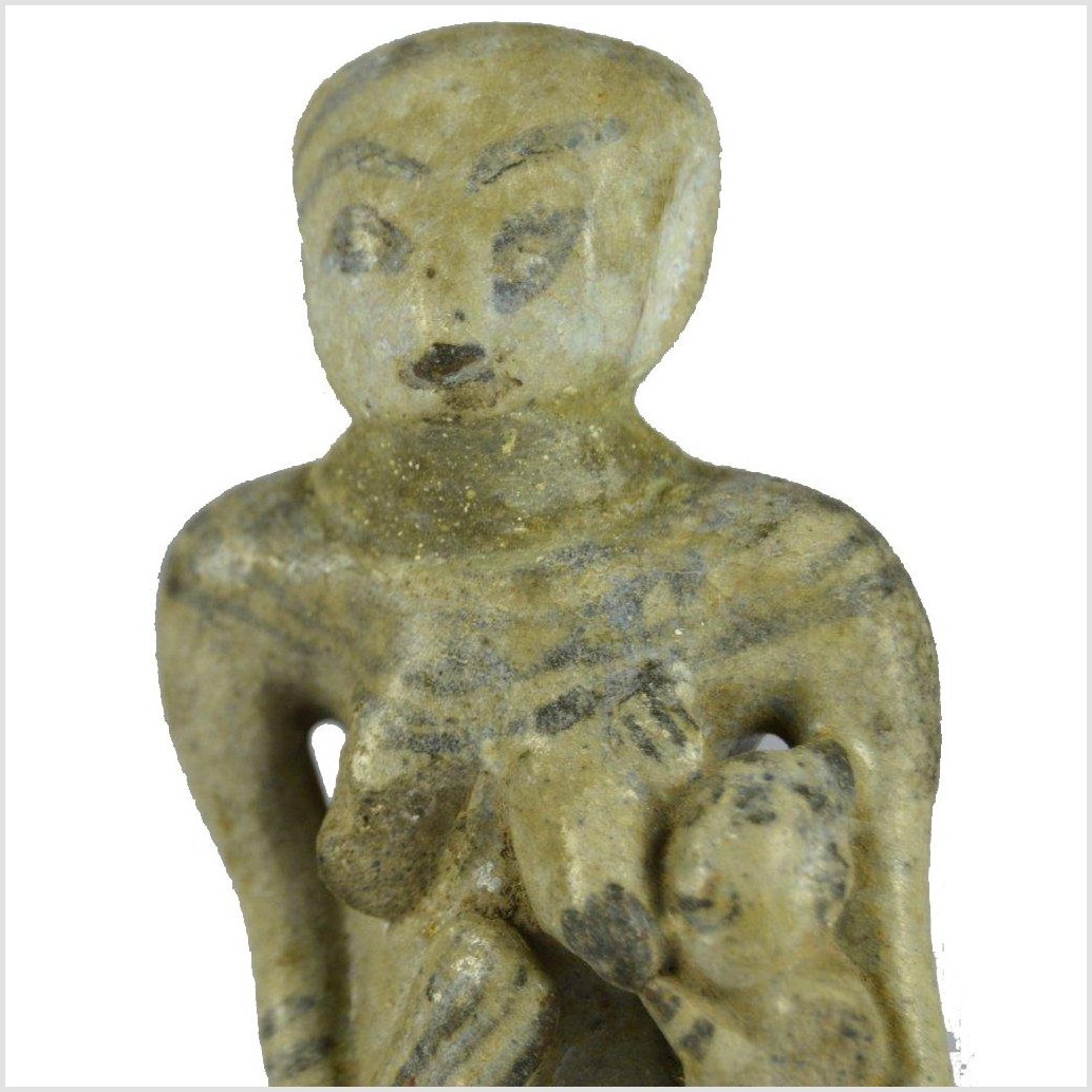 Glazed Terracotta Miniature Fertility Doll-2. Asian & Chinese Furniture, Art, Antiques, Vintage Home Décor for sale at FEA Home