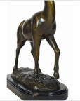 Golden Deer Bronze Sculpture-5. Asian & Chinese Furniture, Art, Antiques, Vintage Home Décor for sale at FEA Home
