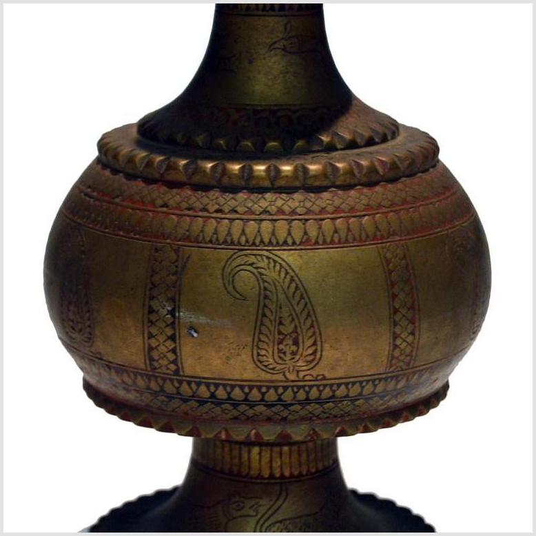 Hammered Indian Urn-3. Asian & Chinese Furniture, Art, Antiques, Vintage Home Décor for sale at FEA Home