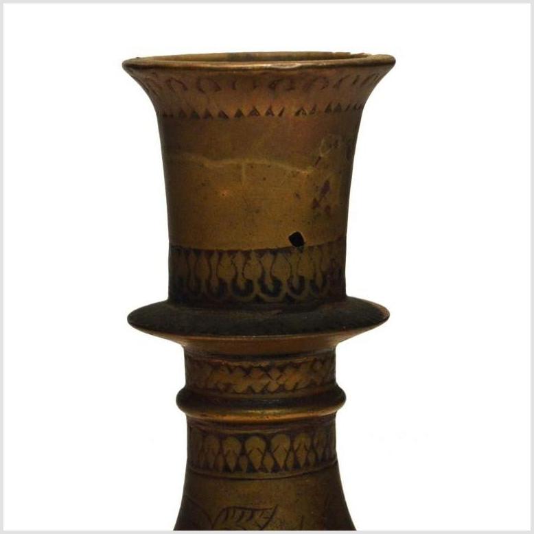 Hammered Indian Urn-5. Asian & Chinese Furniture, Art, Antiques, Vintage Home Décor for sale at FEA Home