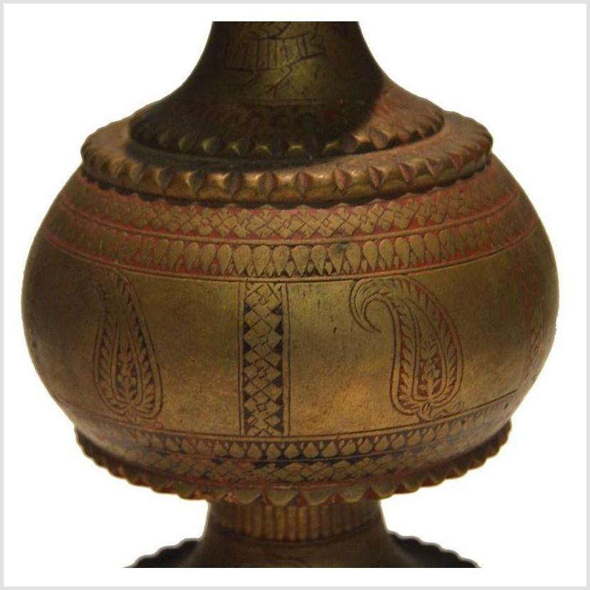 Hammered Indian Urn-6. Asian & Chinese Furniture, Art, Antiques, Vintage Home Décor for sale at FEA Home