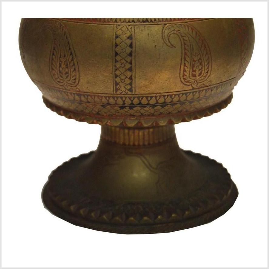 Hammered Indian Urn-7. Asian & Chinese Furniture, Art, Antiques, Vintage Home Décor for sale at FEA Home