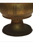 Hammered Indian Urn-7. Asian & Chinese Furniture, Art, Antiques, Vintage Home Décor for sale at FEA Home