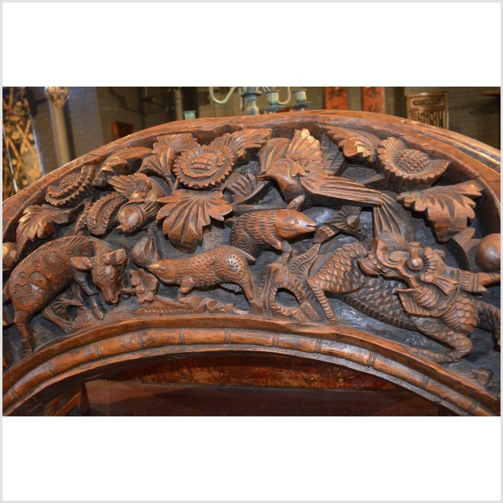 Hand Carved Arch Wood Sculpture-3. Asian & Chinese Furniture, Art, Antiques, Vintage Home Décor for sale at FEA Home