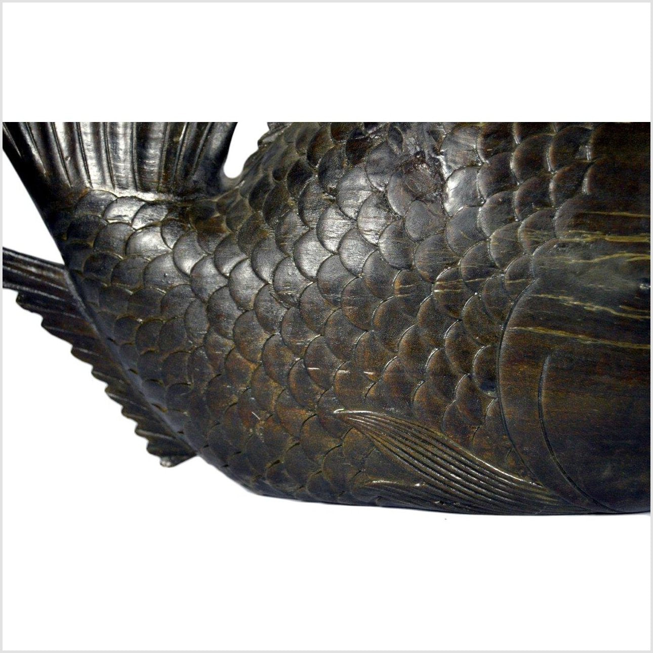 Hand Carved Fish-4. Asian & Chinese Furniture, Art, Antiques, Vintage Home Décor for sale at FEA Home